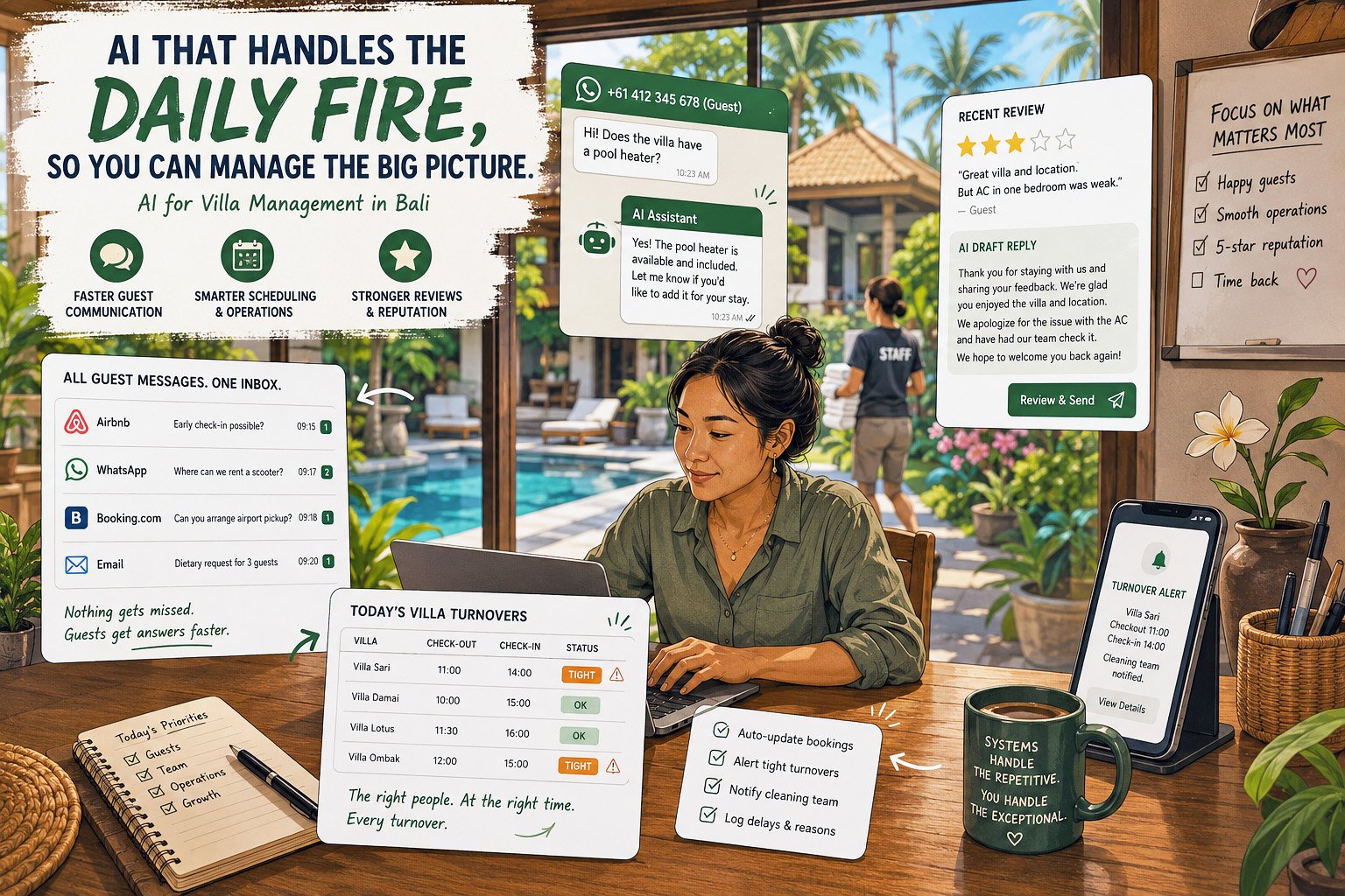 AI for Villa Management in Bali