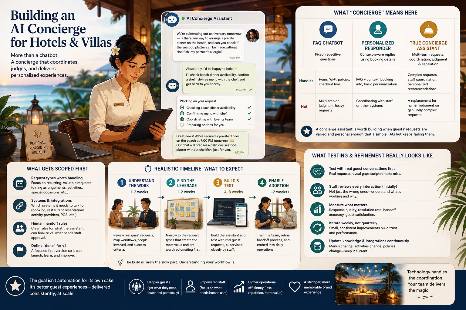Building an AI Concierge for Hotels & Villas