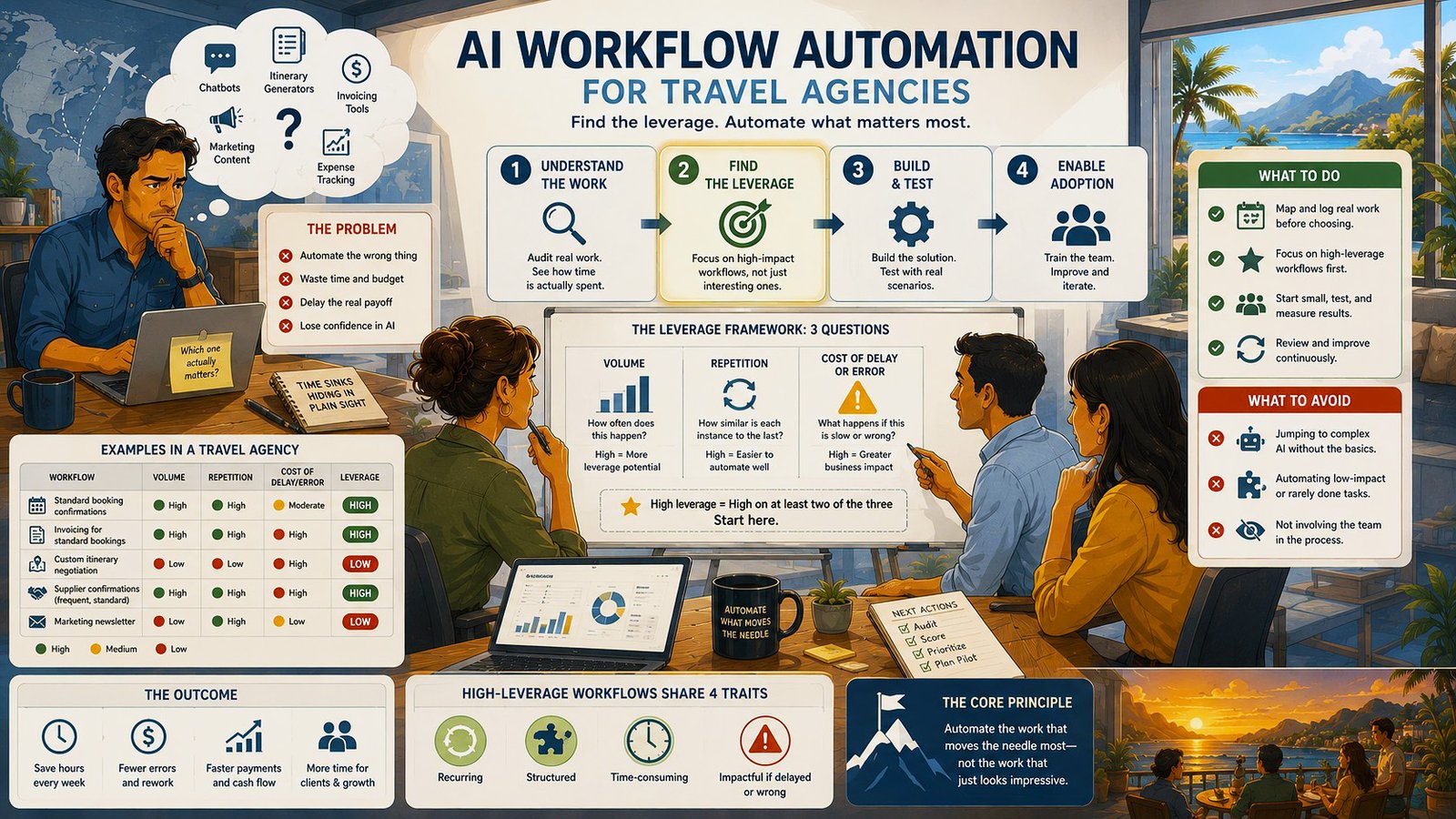 AI Workflow Automation for Travel Agencies